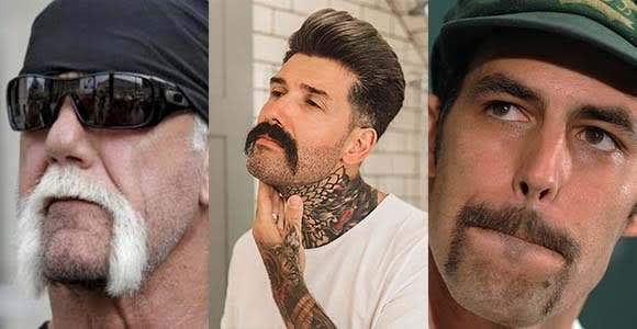 horseshoe mustache style